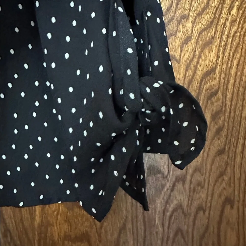 Papermoon Black Dot Knot Blouse - Picture 2 of 10